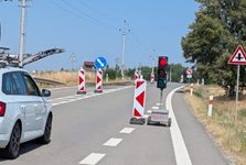 Pozor na omezení na silnici I/37 u Velké Bíteše, provoz tam řídí semafory